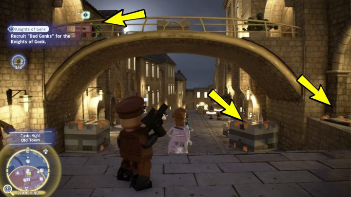 Na planecie Cantonica w Canto Bight musicie dostać się na most - LEGO Skywalker Saga: Rycerze Gonk (Knights of Gonk) - solucja, opis przejścia - LEGO Skywalker Saga - poradnik do gry