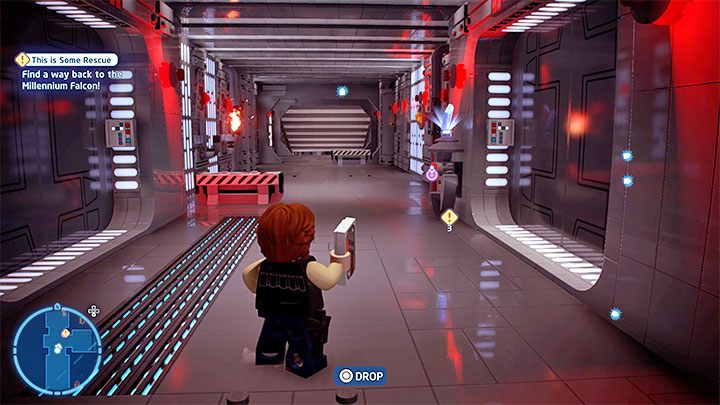 Pokonany oficer pozostawi po sobie kartę dostępu - LEGO Skywalker Saga: Też mi ratunek (This is Some Rescue) - solucja, opis przejścia - LEGO Skywalker Saga - poradnik do gry