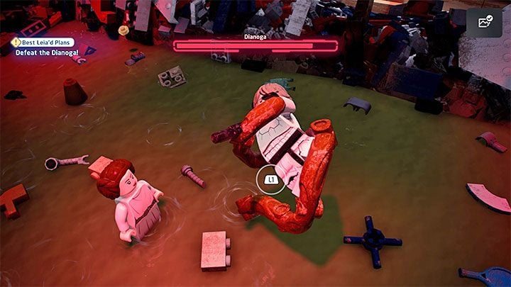 Boss będzie próbował łapać bohaterów - LEGO Skywalker Saga: Dianoga - boss, jak pokonać? - LEGO Skywalker Saga - poradnik do gry