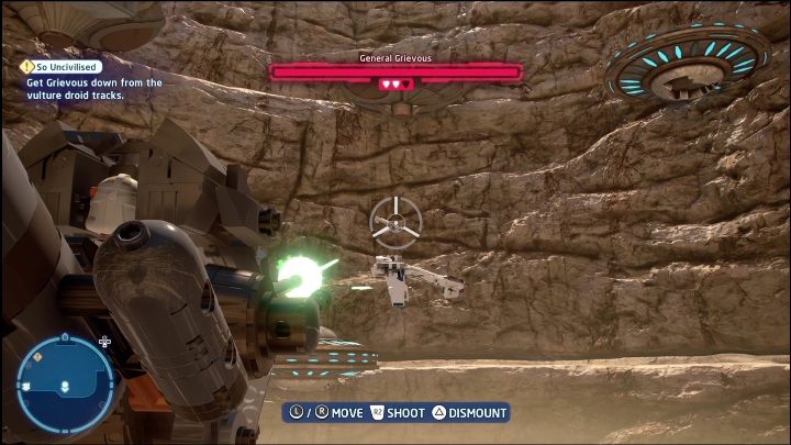 Trzecią znajdźkę zdobędziecie za zniszczenie 5 statków latających zaraz przy arenie do walki z bossem - LEGO Skywalker Saga: Zemsta Sithów - lista znajdziek i nagrody - LEGO Skywalker Saga - poradnik do gry