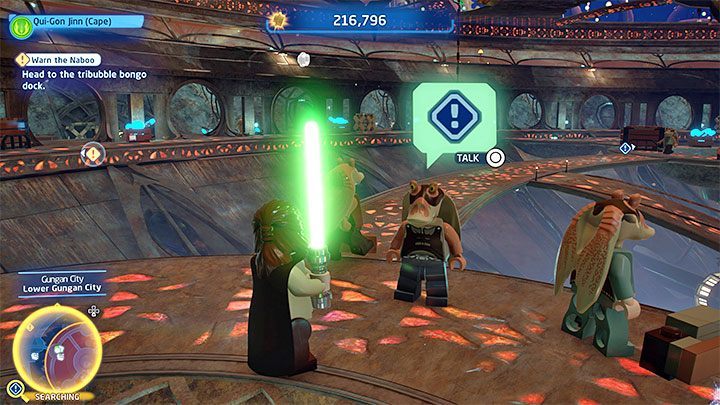 Na NPC-ów z ikonami wykrzyników możecie natrafiać podczas odwiedzania otwartych lokacji w przerwach pomiędzy rozgrywaniem misji fabularnych - LEGO Skywalker Saga: Porady na start - lista - LEGO Skywalker Saga - poradnik do gry