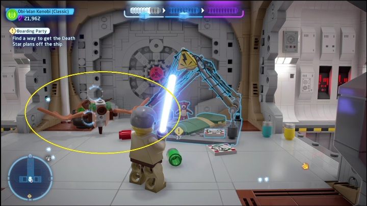 Jedną z części minizestawu zdobędziecie za zniszczenie 4 ptaków pojawiających się na poziomie - LEGO Skywalker Saga: Nowa nadzieja - lista znajdziek i nagrody - LEGO Skywalker Saga - poradnik do gry