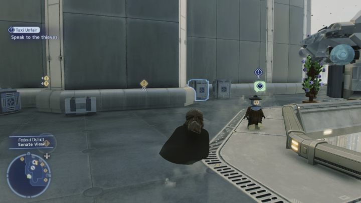 Udajcie się na południowo zachodnią część dzielnicy federalnej - LEGO Skywalker Saga: Rozbój taksówek (Taxi Unfair) - solucja, opis przejścia - LEGO Skywalker Saga - poradnik do gry