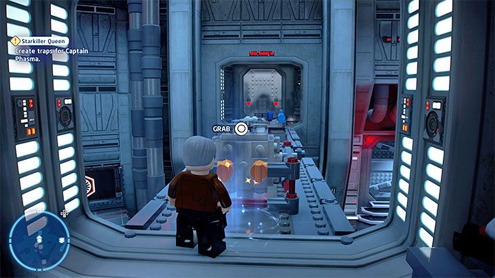 W głównym pomieszczeniu źródła zasilania możecie użyć do uruchomeinia windy z obrazka 1 - LEGO Skywalker Saga: Królowa Starkillera (Starkiller Queen) - solucja, opis przejścia - LEGO Skywalker Saga - poradnik do gry