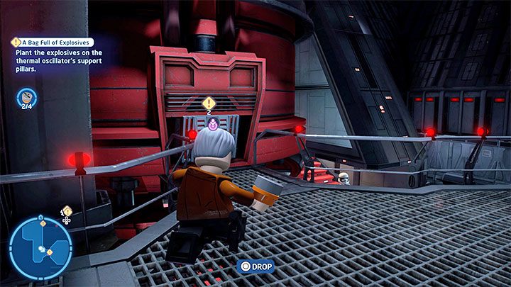 Do oznaczonych miejsc podkładania bomb możecie docierać w dowolnej kolejności - LEGO Skywalker Saga: Zniszczenie Starkillera (Destroying Starkiller) - solucja, opis przejścia - LEGO Skywalker Saga - poradnik do gry