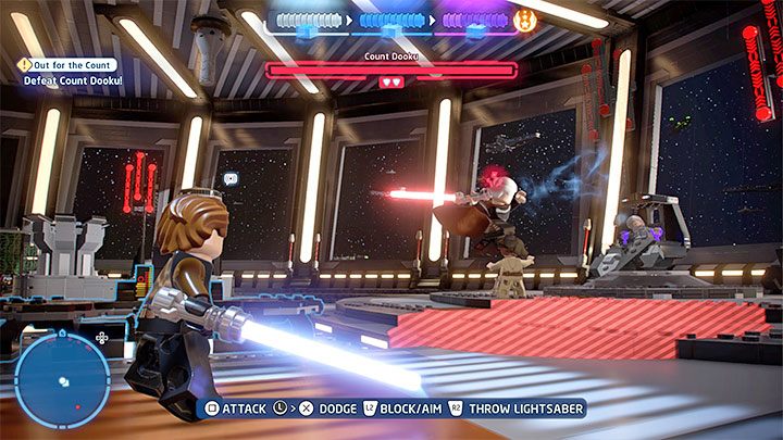 1 - LEGO Skywalker Saga: Hrabia Dooku (Count Dooku), epizod 3 - boss, jak pokonać? - LEGO Skywalker Saga - poradnik do gry