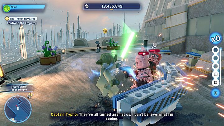 Waszym zadaniem będzie doprowadzenie do konfrontacji z Imperatorem Palpatinem - Darthem Sidiousem - LEGO Skywalker Saga: Starcie w senacie (Senate Showdown) - solucja, opis przejścia - LEGO Skywalker Saga - poradnik do gry