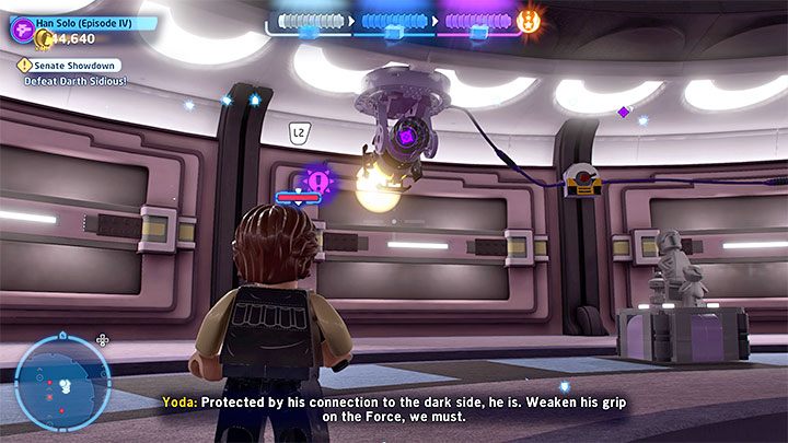 Poziom ten posiada 3 wyzwania i wszystkie trzy musicie zaliczyć na początku misji, tzn - LEGO Skywalker Saga: Starcie w senacie (Senate Showdown) - solucja, opis przejścia - LEGO Skywalker Saga - poradnik do gry