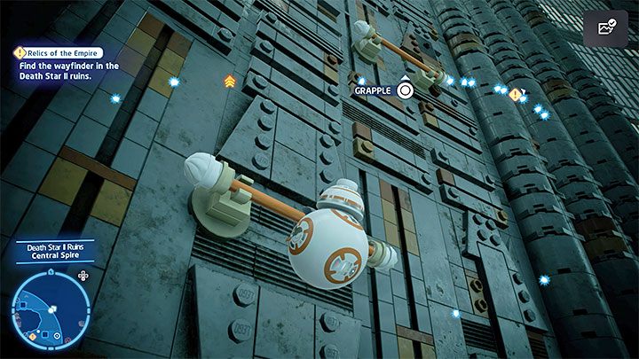 Bohaterowie muszą dotrzeć na jeden z wyższych poziomów - LEGO Skywalker Saga: Być na tyle silnym (The Strength To Do It) - solucja, opis przejścia - LEGO Skywalker Saga - poradnik do gry