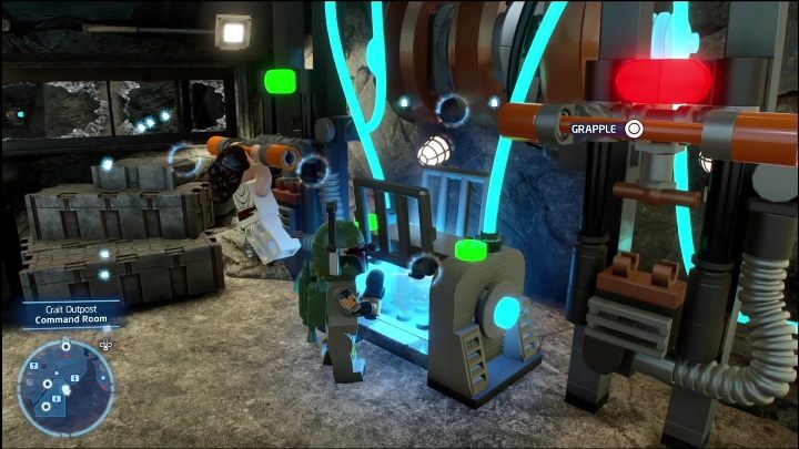 Aby zdobyć tę znajdźkę musicie używać 2 postaci - LEGO Star Wars The Skywalker Saga: Placówka Crait - lista wszystkich łamigłówek - LEGO Skywalker Saga - poradnik do gry