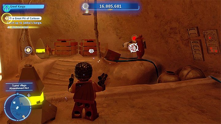 Wewnątrz chatki do rozwiązania jest właściwa część łamigłówki - LEGO Skywalker Saga: Wioska Tuanul (Tuanul Village) - lista wszystkich łamigłówek - LEGO Skywalker Saga - poradnik do gry