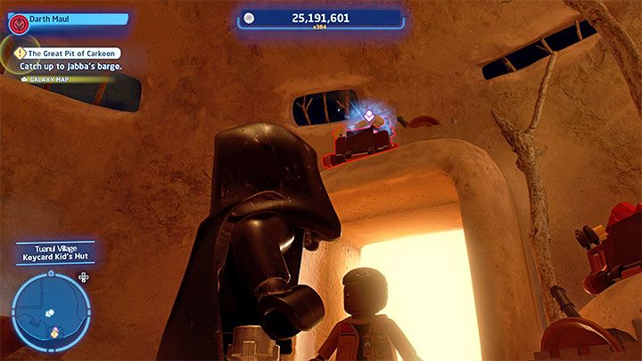 Wejdźcie do chatki znajdującej się tuż obok (Keycard Kids Hut) - LEGO Skywalker Saga: Wioska Tuanul (Tuanul Village) - lista wszystkich łamigłówek - LEGO Skywalker Saga - poradnik do gry
