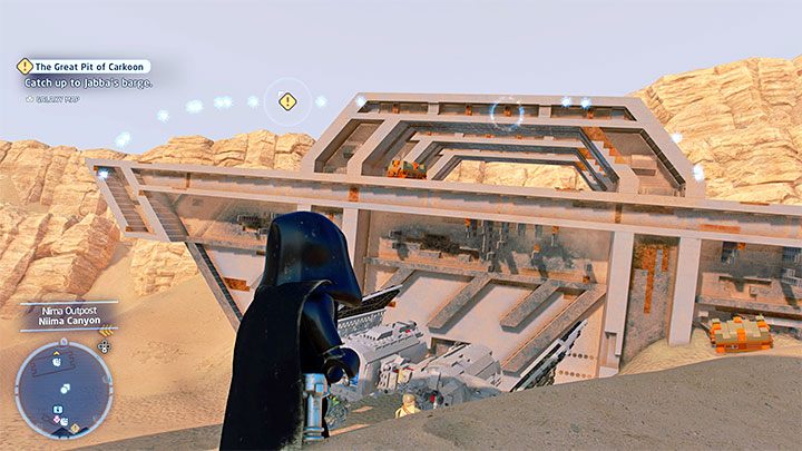 Rodzaj znajdźki: Łamigłówka - Klocek Kyber - LEGO Skywalker Saga: Osada Niima (Niima Outpost) - lista wszystkich łamigłówek - LEGO Skywalker Saga - poradnik do gry