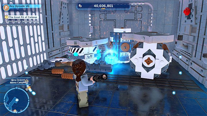 Zeskoczcie do dolnego obszaru - LEGO Skywalker Saga: Osada Niima (Niima Outpost) - lista wszystkich łamigłówek - LEGO Skywalker Saga - poradnik do gry