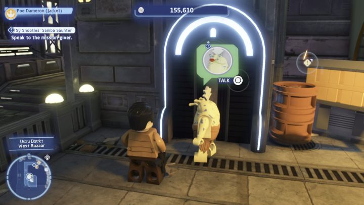Porozmawiajcie z Sy Snootles w okolicy bazaru i przyjmijcie zadanie - LEGO Skywalker Saga: Samba Sy Snootles (Sy Snootles Samba Saunter) - solucja, opis przejscia - LEGO Skywalker Saga - poradnik do gry