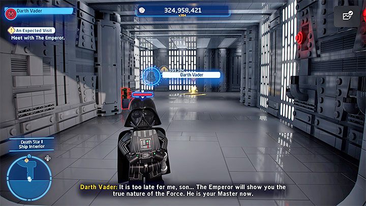 Na potrzeby odblokowania Darth Vadera musicie awansować do epizodu 6, czyli najpierw ukończyć epizody 4 i 5 - LEGO Skywalker Saga: Jak odblokować Dartha Vadera? - LEGO Skywalker Saga - poradnik do gry
