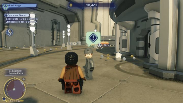 Gdy dotrzecie do dzielnicy federalnej, skorzystajcie z taksówki i udajcie się do budynku senatu - LEGO Skywalker Saga: Operacja Gwiezdny pył (Operation Stardust) - solucja, opis przejścia - LEGO Skywalker Saga - poradnik do gry