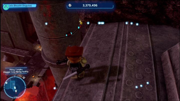 Karta z danymi schowana jest za metalową kolumną - LEGO Skywalker Saga: Karty z danymi - lista wszystkich - LEGO Skywalker Saga - poradnik do gry