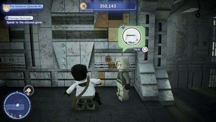 Porozmawiajcie ze zleceniodawcą w ruinach Gwiazdy Śmierci II i przyjmijcie zadanie - LEGO Skywalker Saga: Draka z dianogami (Dianoga Destroyer) - solucja, opis przejścia - LEGO Skywalker Saga - poradnik do gry