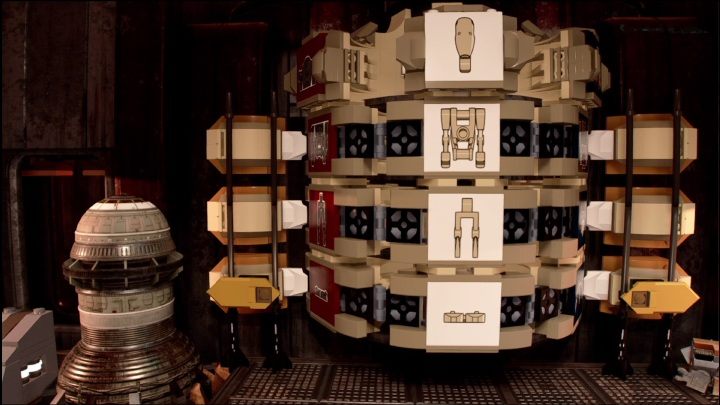 Tę znajdźkę dostaniecie za stworzenie wizerunku droida bitewnego - LEGO Skywalker Saga: Ul Stalgasin - lista wszystkich łamigłówek - LEGO Skywalker Saga - poradnik do gry