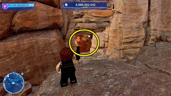 Poszukiwany wookiee przebywa wewnątrz małej jaskini - LEGO Skywalker Saga: Gdzie jest wookiee? (Wheres the Wookiee?) - lista wszystkich (cz. 2) - LEGO Skywalker Saga - poradnik do gry