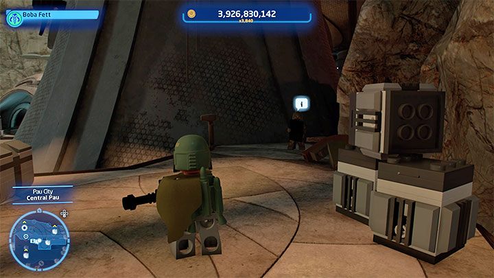 Wookiee stoi w słabiej oświetlonym miejscu obok kilku skrzyń - LEGO Skywalker Saga: Gdzie jest wookiee? (Wheres the Wookiee?) - lista wszystkich (cz. 2) - LEGO Skywalker Saga - poradnik do gry