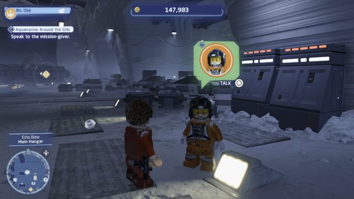 Przyjmijcie zadanie od zleceniodawcy w bazie Echo i udajcie się na planetę Tatooine do Mos Eisley, na poszukiwania 3 członków oddziału - LEGO Skywalker Saga: Senesca szukający seledynowych (Aquamarine Around the Gills) - solucja, opis przejścia - LEGO Skywalker Saga - poradnik do gry
