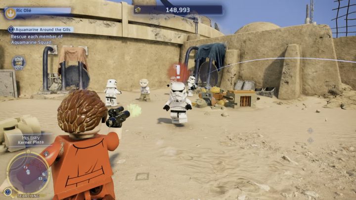 1 członek będzie przesłuchiwany przez kilku Szturmowców - LEGO Skywalker Saga: Senesca szukający seledynowych (Aquamarine Around the Gills) - solucja, opis przejścia - LEGO Skywalker Saga - poradnik do gry