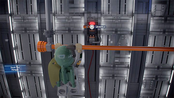 Docelowo musicie dotrzeć do miejsca z obrazka - LEGO Skywalker Saga: Gwiazda Śmierci I (Death Star I) - odblokowanie i lista wszystkich łamigłówek - LEGO Skywalker Saga - poradnik do gry
