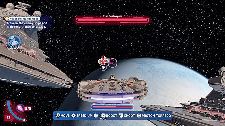 Poziom ten posiada 3 wyzwania - LEGO Skywalker Saga: Nic mi nie mów o szansach (Never Tell Me the Odds) - solucja, opis przejścia - LEGO Skywalker Saga - poradnik do gry
