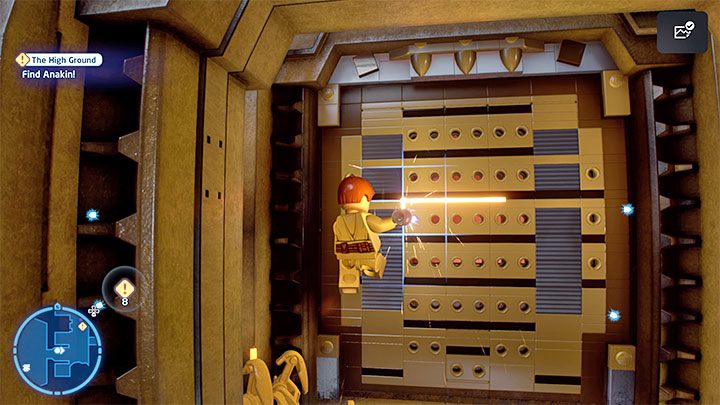 Pokonany boss ponownie ucieknie, tym razem do obszaru z lawą - LEGO Skywalker Saga: Przewaga wysokości (The High Ground) - solucja, opis przejścia - LEGO Skywalker Saga - poradnik do gry