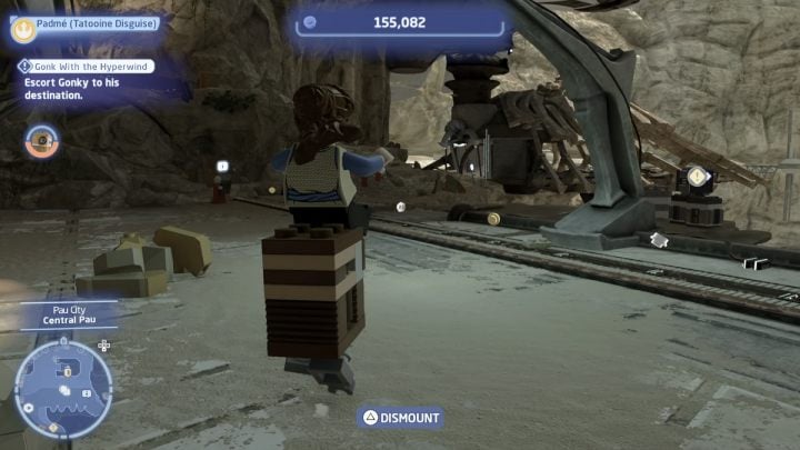 Zmieńcie postać na kogoś z bronią dystansową, aby chronić droida w czasie eskorty - LEGO Skywalker Saga: Przeminęło z gonkiem (Gonk With the Hyperwind) - solucja, opis przejścia - LEGO Skywalker Saga - poradnik do gry