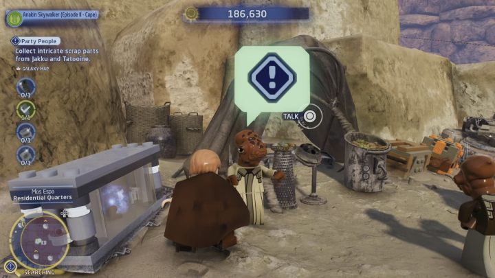 Na koniec wybierzcie się do Mos Espa na planecie Tatooine i kupcie ostatnią część do odbudowy ręki za 10,000 monet - LEGO Skywalker Saga: W pogoni za szczęściem (Party People) - solucja, opis przejścia - LEGO Skywalker Saga - poradnik do gry
