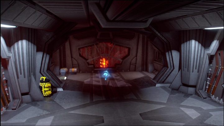 Waszym zadaniem jest ułożenie 5 skrzyń tak, aby Bohater dosięgał terminalu znajdującego się na ścianie - LEGO Skywalker Saga: Kompleks kopalniany - lista wszystkich łamigłówek - LEGO Skywalker Saga - poradnik do gry