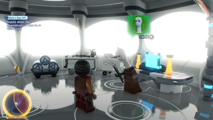 Sterując postacią Łowcy głów, porozmawiajcie z Yarealem Poof w zachodniej części miasta Tipoca - LEGO Skywalker Saga: Dzień Rala-ksu (Ralas Day Off) - solucja, opis przejścia - LEGO Skywalker Saga - poradnik do gry
