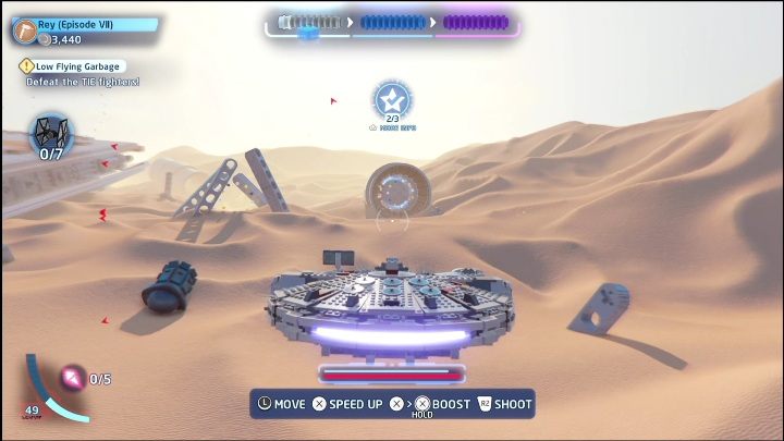 Kolejne dwie znajdźki są ukryte w metalowych tunelach - LEGO Skywalker Saga: Przebudzenie mocy - lista znajdziek i nagrody - LEGO Skywalker Saga - poradnik do gry