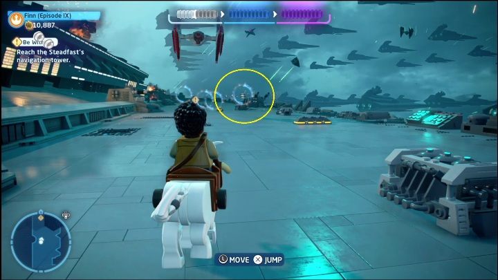 Tę znajdźkę zobaczycie tak po prostu biegnąc na mapie - LEGO Skywalker Saga: Skywalker Odrodzenie - lista znajdziek i nagrody - LEGO Skywalker Saga - poradnik do gry