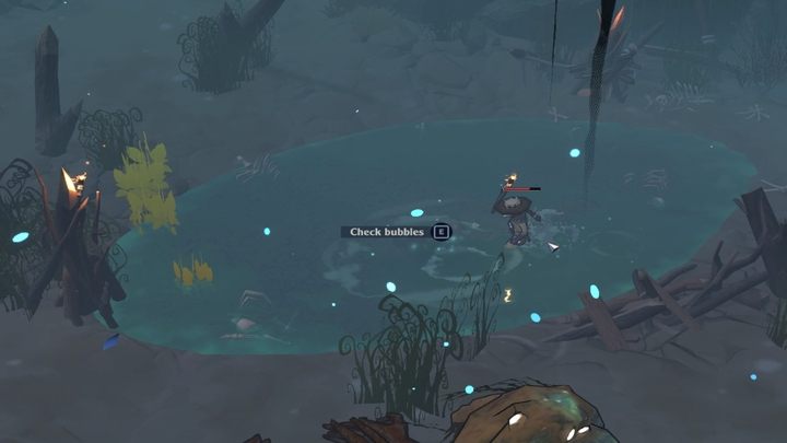 Pokonanie bossa jest wymagane do zebrania koła zębatego, ponieważ znajduje się ono w wodzie - która to powoduje zniesienie kamuflażu - The Serpent Rogue: Through The Swamp - solucja, opis przejścia - The Serpent Rogue - poradnik do gry