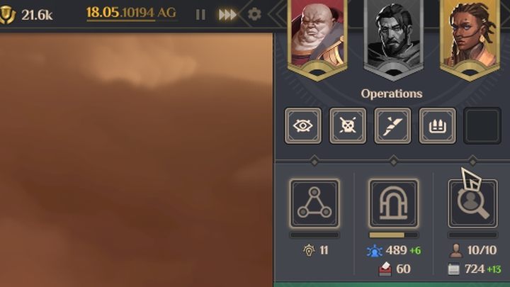 Gdy Wasi Agenci dokonują infiltracji różnych instytucji, odblokowujecie (zgodnie z wymaganiami) kolejne Misje, na które możecie wysłać agentów - Dune Spice Wars: Miejsca na operacje - jak odblokować? - Dune Spice Wars - poradnik do gry