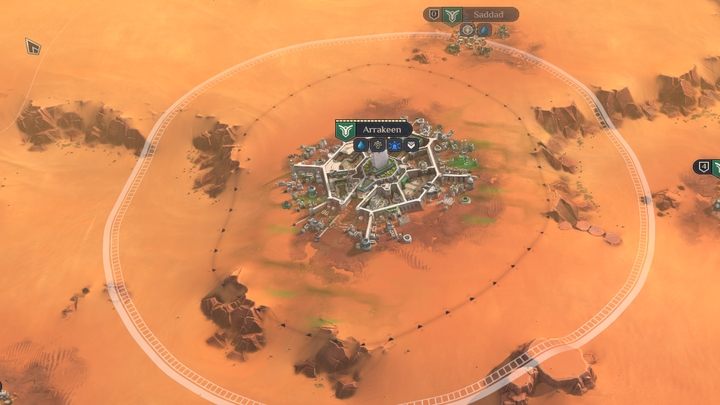 Wasza Baza główna też działa jak Lądowisko. - Dune Spice Wars: Lądowisko - jak używać? - Dune Spice Wars - poradnik do gry