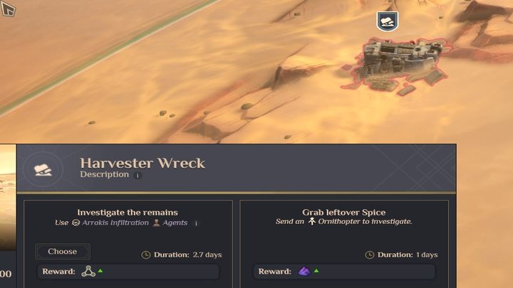 Rozbity Ornitopter - Dune Spice Wars: Interesujące miejsca - opis i lista - Dune Spice Wars - poradnik do gry