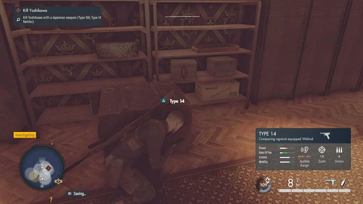 Po wkroczeniu do nowego pomieszczenia znajdźcie pistolet Type 14 z powyższego obrazka - posłuży on Wam do zastrzelenia celu misji - Sniper Elite 5: Cel z listy misji 8: Shinji Yoshikawa - solucja, opis przejścia - Sniper Elite 5 - poradnik do gry