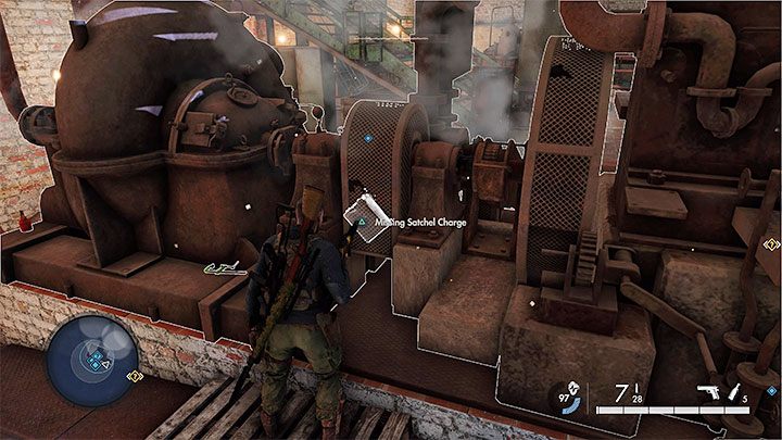 Pozbądźcie się najpierw wrogów z górnych kładek, a następnie zacznijcie badać dolny poziom budynku - Sniper Elite 5: Poboczne zadania z misji 4 - solucja, opis przejścia - Sniper Elite 5 - poradnik do gry