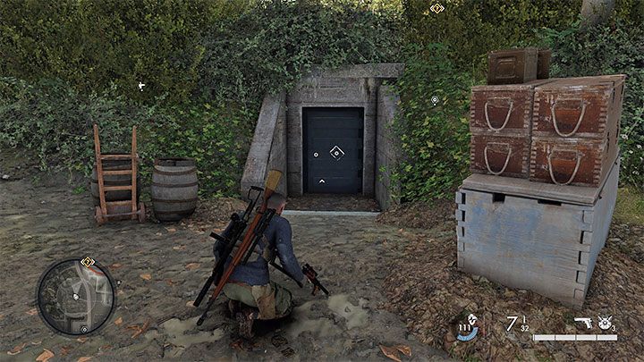 Skorzystanie ze starych tuneli jest najlepszą metodą infiltracji chateau, czyli głównego budynku misji - Sniper Elite 5: Mapa misji 2 (Okupowana rezydencja) oraz opis lokacji - Sniper Elite 5 - poradnik do gry