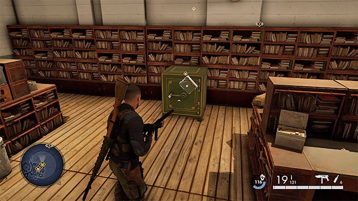 Sejf znajdziecie w jednym z pomieszczeń bunkra - Sniper Elite 5: Zneutralizowanie baterii Mirus (misja 5) - solucja, opis przejścia - Sniper Elite 5 - poradnik do gry