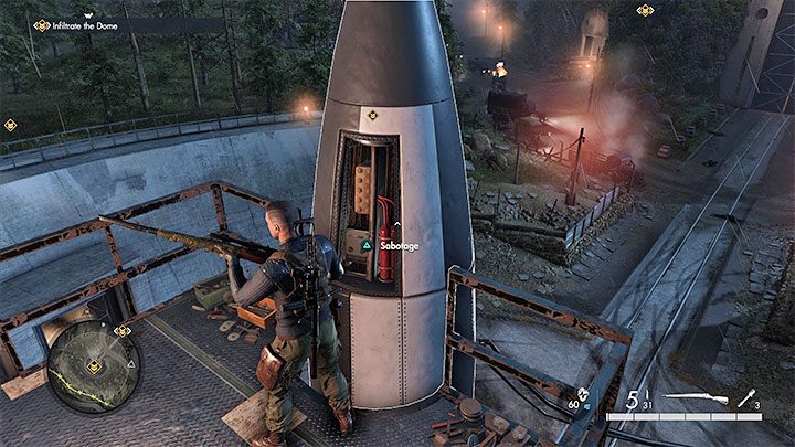 Waszym zadaniem jest sabotowanie układu naprowadzania (Guidance System) - Sniper Elite 5: Sabotolowanie instalacji rakiet V2 (misja 7) - solucja, opis przejścia - Sniper Elite 5 - poradnik do gry