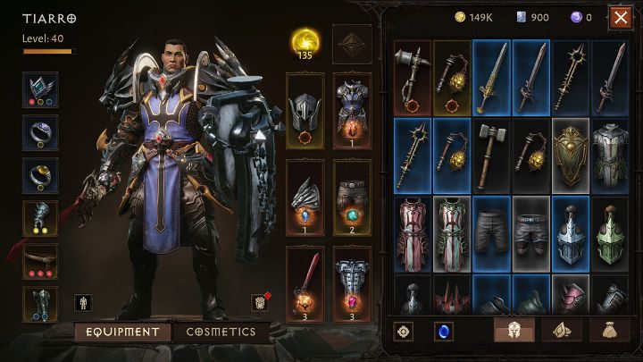 Podstawowy ekwipunek w Diablo Immortal to dokładnie 18 rzędów, co daje 126 slotów na przedmioty - niektóre przedmioty zajmują tylko jedną komórkę w inwentarzu (amulety, pierścienie), ale inne już dwie (zbroje, bronie) - Diablo Immortal: Ekwipunek - czy można rozszerzyć? - Diablo Immortal - poradnik do gry