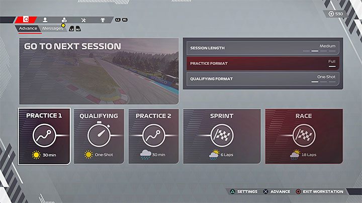 Domyślna struktura weekendu wyścigowego F1 to - F1 22: Kariera - porady i zarządzanie zespołem - F1 22 - poradnik do gry