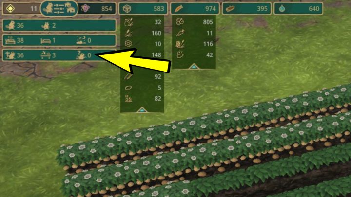 В верхнем левом углу экрана вы можете найти информацию о населении вашей колонии - Timberborn: Стартовые советы - Список - Timberborn Game Guide