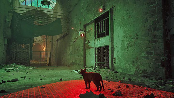 W dalszej części gry zagrożeniem są też Wartownicy (Sentinels), tzn - Stray: Śmierć - czy można zginąć i jakie są konsekwencje? - Stray - poradnik do gry